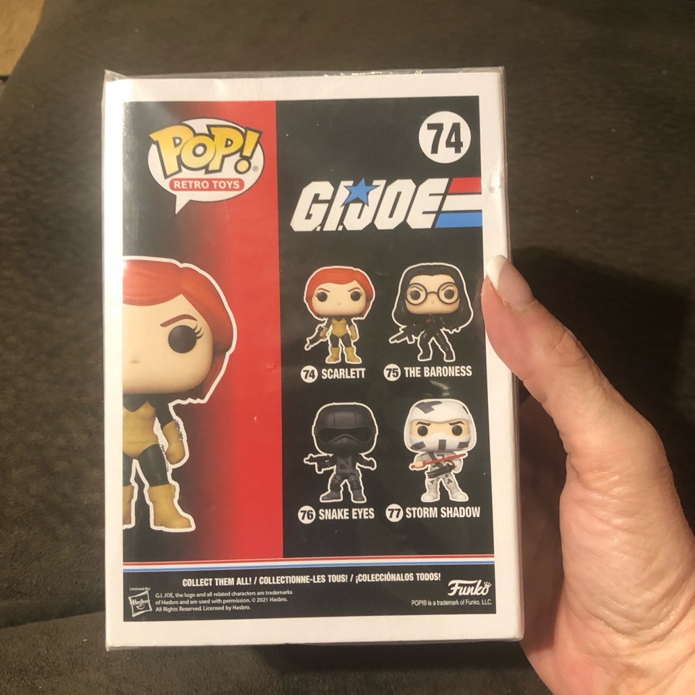 Funko Pop GI Joe Scarlett NIB - Picture 3 of 8